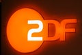 ZDF sign Royalty Free Stock Photo