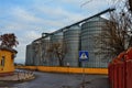 A large modern agro-processing plant for the storage and processing of grain crops