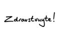 Zdravstvuyte Royalty Free Stock Photo