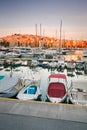 Zea marina in Piraeus, Athens. Royalty Free Stock Photo