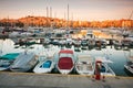 Zea marina in Piraeus, Athens. Royalty Free Stock Photo
