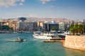 Zea marina in Piraeus, Athens. Royalty Free Stock Photo