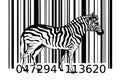 Zebra barcode design art idea