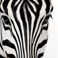 Distinctive Character Design: A Close-up Of A Zebra In Pierre Pellegrini Style