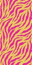 Zebra colorful seamless pattern. Vector animal skin print. Fashion stylish organic texture Royalty Free Stock Photo