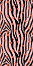 Zebra colorful seamless pattern. Vector animal skin print. Fashion stylish organic texture Royalty Free Stock Photo