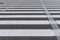 zebra crossing pattern line on grunge street cracked surface of