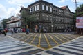 Zebra crossings at Jijamata chowk, Pune, Maharashtra