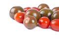 Zebra and Grape Cherry Tomatoes Royalty Free Stock Photo