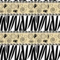 Zebra skin pattern Royalty Free Stock Photo