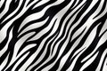 Zebra skin pattern background. Generative AI. Royalty Free Stock Photo