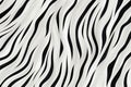 Zebra skin pattern background. Generative AI. Royalty Free Stock Photo