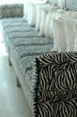 Zebra sofa Royalty Free Stock Photo