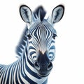 Realistic Hyper-detailed Zebra In Natural Colors
