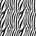 Zebra Stripes Seamless Pattern. Zebra print, animal skin, tiger stripes, abstract pattern, line background, fabric. Amazing hand d Royalty Free Stock Photo