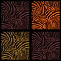 Zebra Stripes. VECTOR. Background. Pattern. A seamless pattern. Square. Ceramic tile. Mosaic.