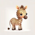 Zebra-tastic! Get Ready to Fall in Love with this Baby - Generative AI