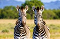 Zebras, Grasslands, Nature\'s Majesty, and Sunlit Views