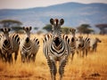 Zebras in the Savanna