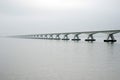 Zeeland bridge Royalty Free Stock Photo