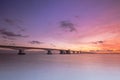 Zeelandbrug met long exposure, Zeeland bridge with long exposure