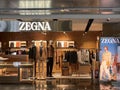 Zegna store at Hamad International Airport in Doha, Qatar