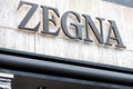 a zegna store sign