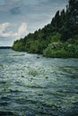 Zegrze Reservoir located north of Warsaw, Poland.