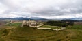 View of the medieval Spis Castle in Eastern Slovakia Royalty Free Stock Photo