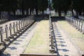 Zeitenlik military cemetery and World War I memorial park in Thessaloniki, the largest in Greece.