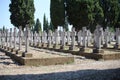 Zeitenlik military cemetery and World War I memorial park in Thessaloniki, the largest in Greece.