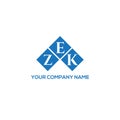 ZEK letter logo design on BLACK background. ZEK creative initials letter logo concept. ZEK letter design.ZEK letter logo design on