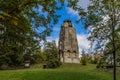 Bismarck tower surrounded with green trees