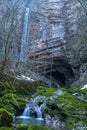 Zeleni vir, big waterfall, Croatia Royalty Free Stock Photo