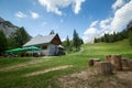 Zelenica pasture above Ljubelj Slovenia