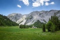 Zelenica pasture above Ljubelj Slovenia