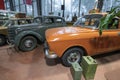 Two soviet retro cars of Moskvich-401 and Moskvich-2140