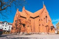 ZELENOGRADSK, RUSSIA, MAY 8, 2021: Exterior of the Transfiguration Cathedral