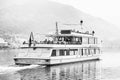 ZELL AM SEE, AUSTRIA, 14 OCTOBER, 2018: Touristic ship on Zeller Lake.