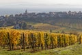 Zellenberg, an alsatian village surrounded by the vineyards Royalty Free Stock Photo