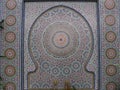 Zellij Fountain with Mosaic at Griffith Park Conservatory