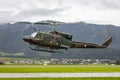Austrian Air Force Agusta Bell AB-212 5D-HS flying at Zeltweg Air Base Royalty Free Stock Photo