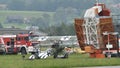 Historic First World War plane crashed after landing on bad weather conditions