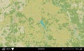 Zelva District, Belarus. Topographic Humanitarian Royalty Free Stock Photo