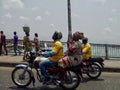 The Zemidjan taxi moto in Cotonou