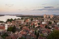 Zemun and Belgrade panorama Royalty Free Stock Photo