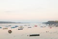 Zemun Quay Zemunski Kej in Belgrade, Serbia, on the Danube river, seen in autumn, during the afternoon.