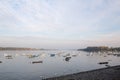 Zemun Quay Zemunski Kej in Belgrade, Serbia, on the Danube river, seen in autumn, during the afternoon.