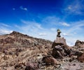 Zen balanced stones stack Royalty Free Stock Photo