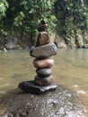 Zen balancing stones